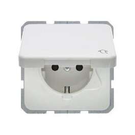 РОЗЕТКА  M2 KAANEGA IP44 Белый