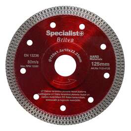 DIAMOND CUTTING DISC  125X1,3X22 KLINKER/KIVI/GRANIIT