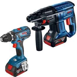 XAKUTRELL BOSCH GSR 18V-28 + AKUPUURVASAR GHB 18V
