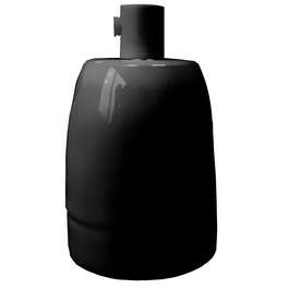 LAMP HOLDER  KERAAMILINE E27 BLACK