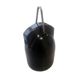 LAMP HOLDER  KERAAMILINE E27 BLACK RIPUTUSAASAGA