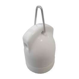 LAMP HOLDER  KERAAMILINE E27 White RIPUTUSAASAGA