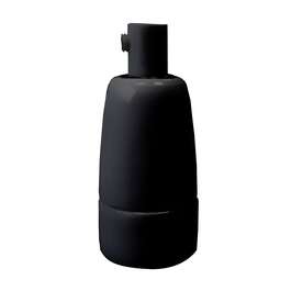 LAMP HOLDER  KERAAMILINE E14 BLACK