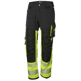 WORK PANTS  FRONT POCKETS  HH ICU YELLOW /BLACK C58