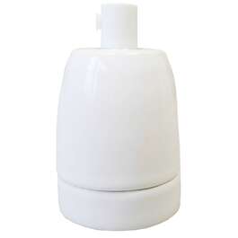 LAMP HOLDER  KERAAMILINE E27 White