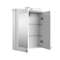 VANNITOAKAPP SIESTA 64cm LED IP44 MATT VALGE