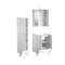 VANNITOAKAPP SIESTA 64cm LED IP44 MATT VALGE