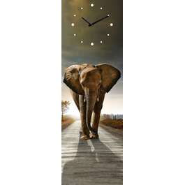 SEINÄKELLO LASIA KAI ELEFANT 20X60CM SEINÄKELLO LASIA KAI ELEFANT 20X60CM