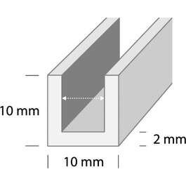 DUURI U1-2.0M 10X10X2 HÕBE
