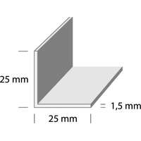 DUURI L4-2.0m 25x25x1.5mm HÕ