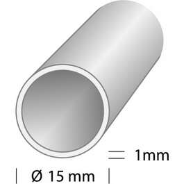 DUURI O1-2.0m 15x1mm HÕBE