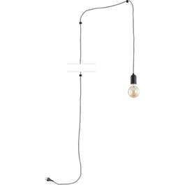 VALGUSTI QUALLE 1X60W E27 MUST, RIPP