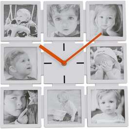 SEINÄKELLO FAMILY 33cm FOTOx8 1AA SEINÄKELLO FAMILY 33cm FOTOx8 1AA