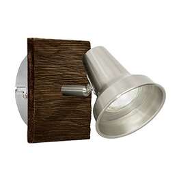 Ceiling light FILIPINA 3.3W LED 240 lm brown/nickel