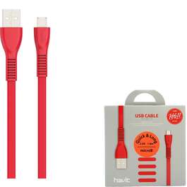 USB A - MICRO B JUHE 1,8m PUNANE