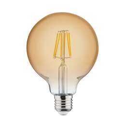PIRN LED RUSTIC GLOBE 6W E27 2200K 125mm