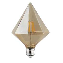 PIRN LED RUSTIC PYRAMID 6W E27 2200K 120mm