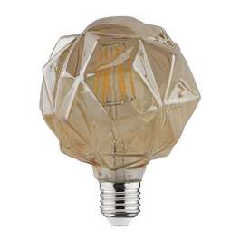 PIRN LED RUSTIC CRYSTAL 6W E27 2200K 125mm