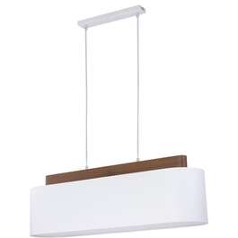 VALGUSTI HELENA 60W 4xE27 TUME PUIT/VALGE RIPP