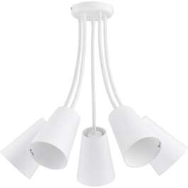VALGUSTI WIRE WHITE 5X60W E27 RIPP