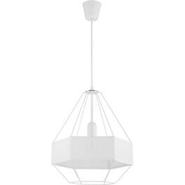 VALGUSTI CRISTAL NEW 1X60W E27 VALGE, RIPP