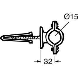 DUŠITORU GUSTAVSBERG 103305 SEINAKINNITUS