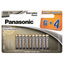 BATTERY  PANASONIC LR03EPS/10B (6+4)
