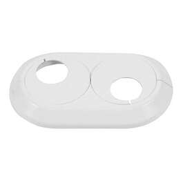 PLASTIKROSETT 2-NE 20mm VALGE