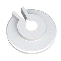 PLASTIKROSETT EXPORT 10mm VALGE