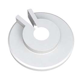 PLASTIKROSETT EXPORT 18mm VALGE