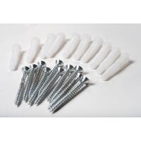 WALL SCREWS WITH DOWEL NECOS 50MM 18PCS/PACK