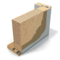 Fireproof door White 10X21 EI30/39dB right Fireproof door White 10X21 EI30/39dB right