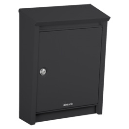 POSTILAATIKO B-110 HELEHALL METALLIK 408X308X150 B-110 MUST 408X308X150  