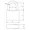 PADLOCK
Grey 38MM PADLOCK
Grey 38MM