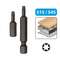 OTSIK TORX T25X25 2TK/PAKK