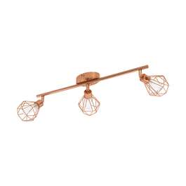 Ceiling light ZAPATA 3-light G9 3x2.5W LED Copper