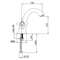 Basin mixer RUBINETA V-2 CROSS BR