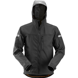 КУРТКА SNICKERS 44/5000  SOFTSHELL KAPUUTSIGA ЧЕРНЫЙ  L