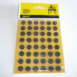 МЕБЕЛЬНЫЙ ВОЙЛОК A-40002-08-XXX ЧЕРНЫЙ 48ШТ/УПАКОВКА ø10ММ