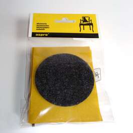 МЕБЕЛЬНЫЙ ВОЙЛОК A-40002-09-XXX ЧЕРНЫЙ 4ШТ/УПАКОВКА ø100ММ