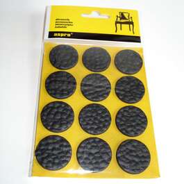 МЕБЕЛЬНЫЙ ВОЙЛОК A-40005-02-001 ЧЕРНАЯ ПЕРЧАТКА СКОЛЬЗЯЩАЯ 12ШТ.