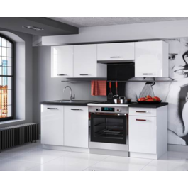 KITCHEN SET TERNI WHITE GLOSSY