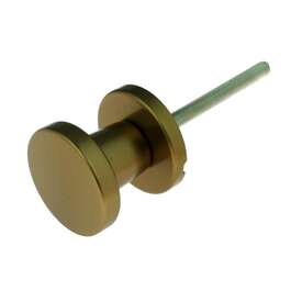 Round Aluminum Door Knob ALUX 7071, 2 pcs