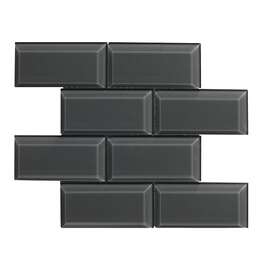 MOSAIKKI 30X30 METRO BEVEL GRAPHITE