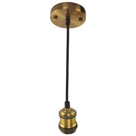 VALGUSTI JUHE PESAGA TESLA E27 OLD BRONZE 1M
