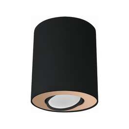 VALGUSTI SET 1XGU10, 10W LED MUST/KULD