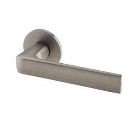 Door Handle VAL5 40-80mm Brass/Stainless Steel Finish