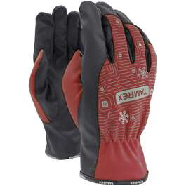 GLOVES PUNASED FLIISVOODRIGA S9