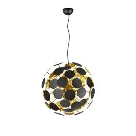 VALGUSTI TRIO DISCALGO 6x40W E14 MUST