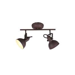 Ceiling light TRIO SPOT GINA 2x40W E14 Metal/Rusty